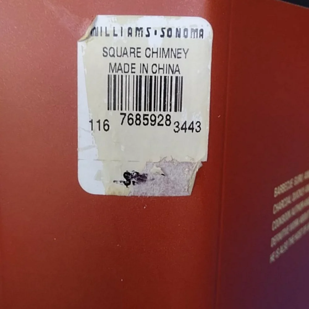 BRAND NEW WILLIAMS SONOMA GRILL CHEMNEY STARTER
